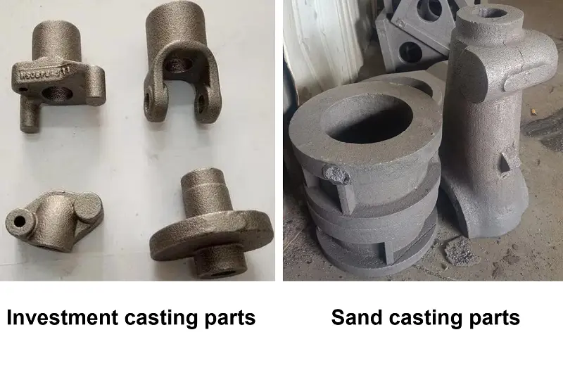 How to choose between using investment casting or sand casting?