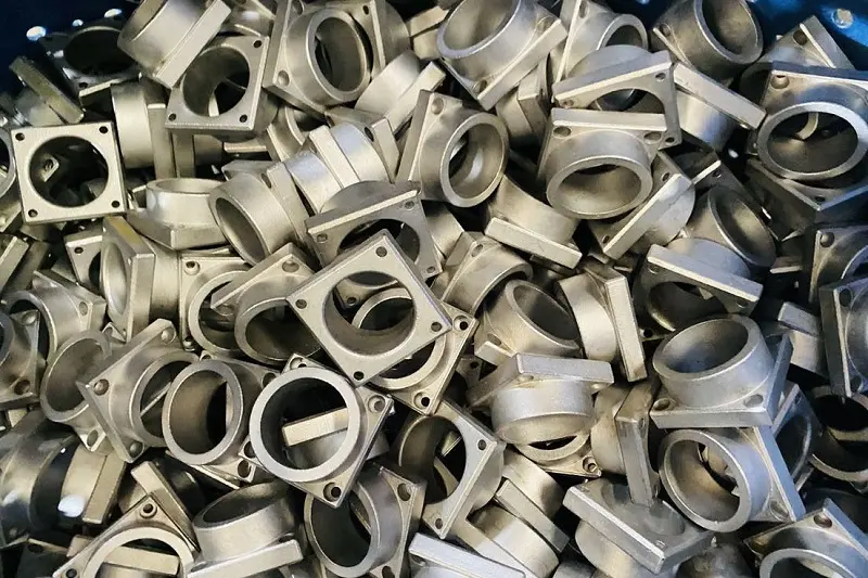 Duplex stainless steel casting